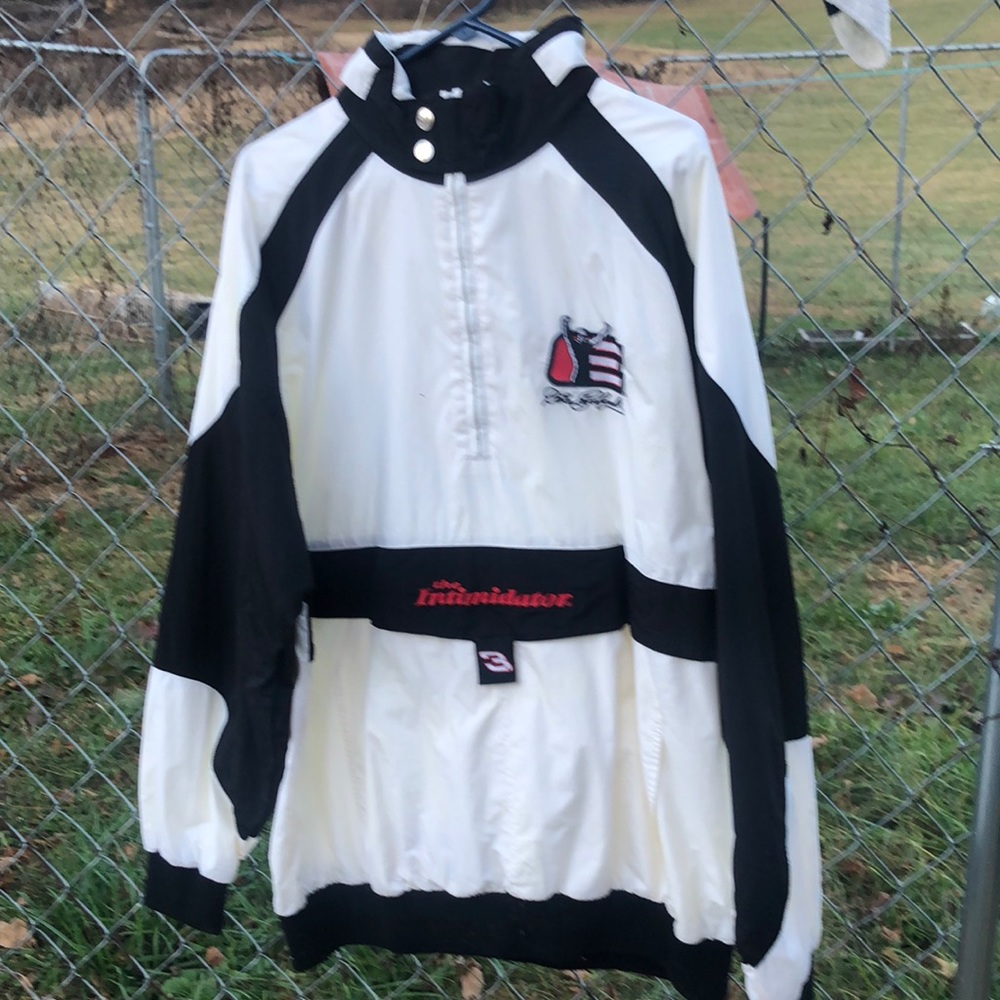 Dale Earnhardt The Intimidator 3 NASCAR Windbreaker Mens sizeXL